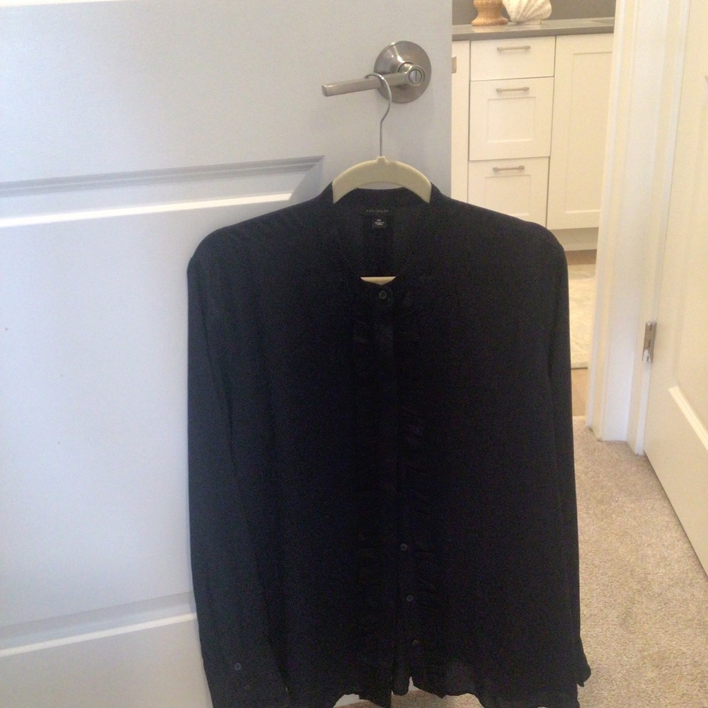 Ann Taylor Black Blouse